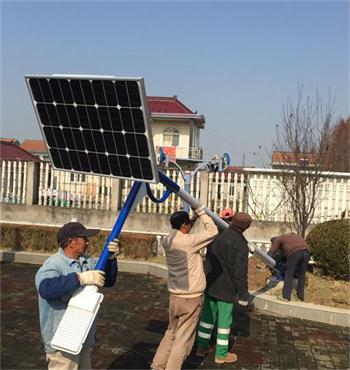 The focus of rural solar street lamp debugging